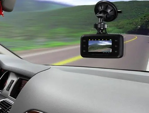 How does Car DVR Lens help night driving safety?